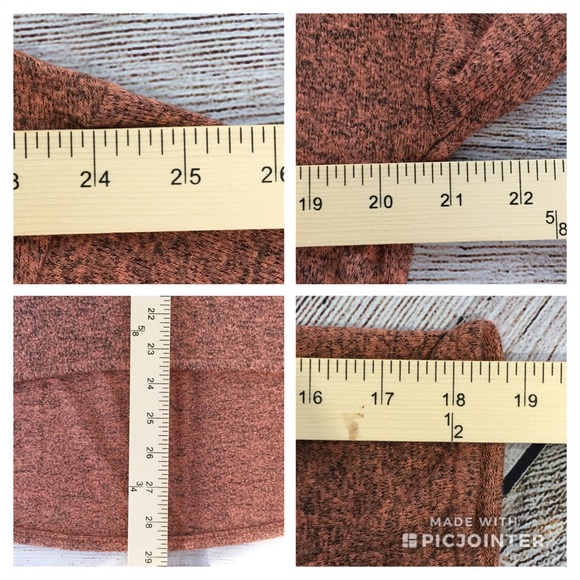 GIBSON Yummy Fleece Hi Lo V-Neck Pullover Top M - Picture 8 of 10